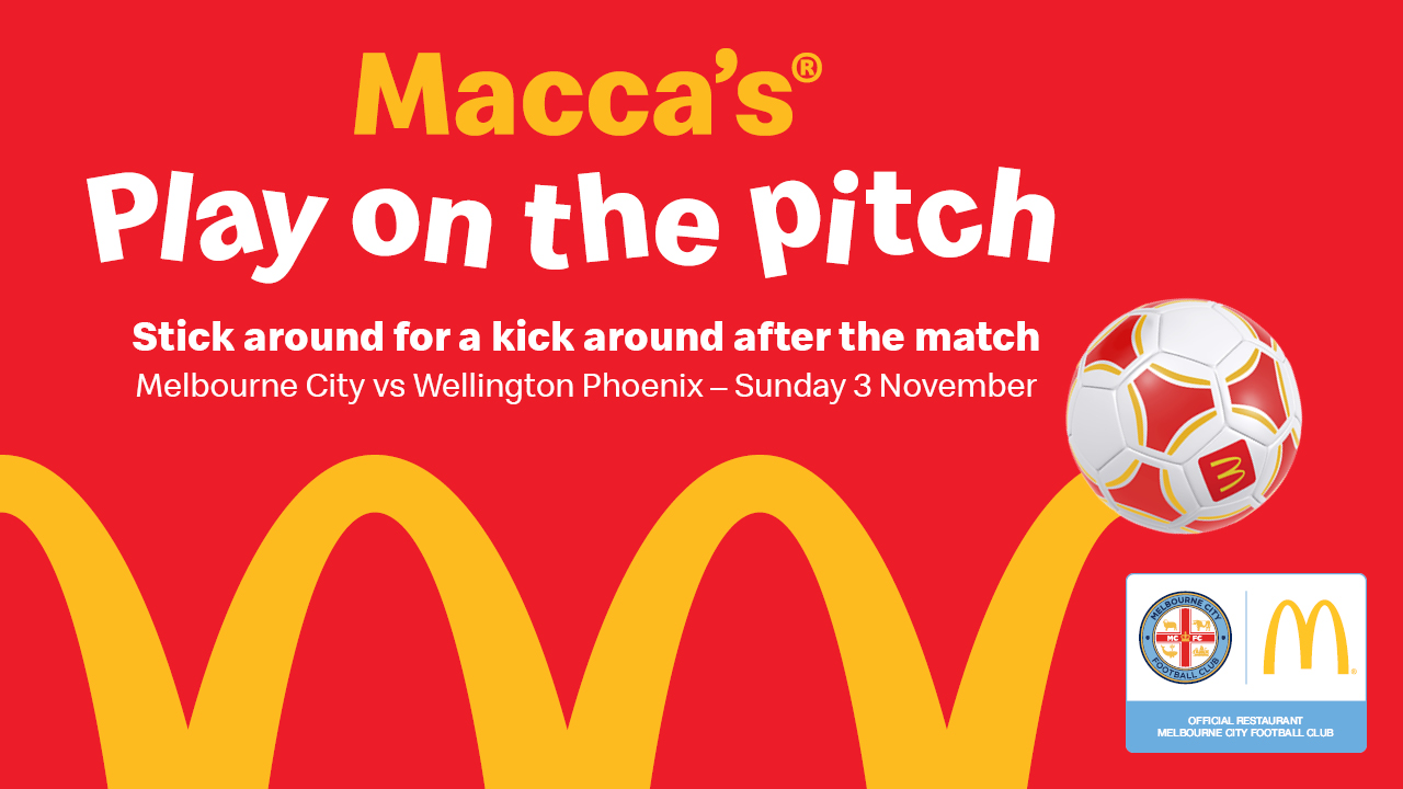 macca's play on the pitch